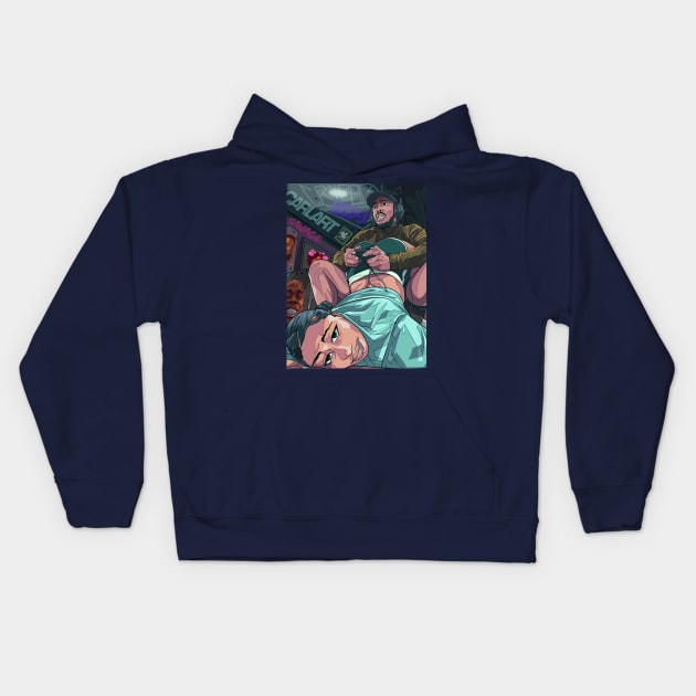 Messy Kids Hoodie by Carlart1 🎨